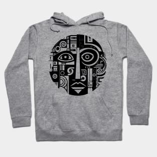 Pop Art Abstract Face Hoodie